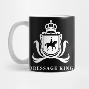 Dressage King White Mug
